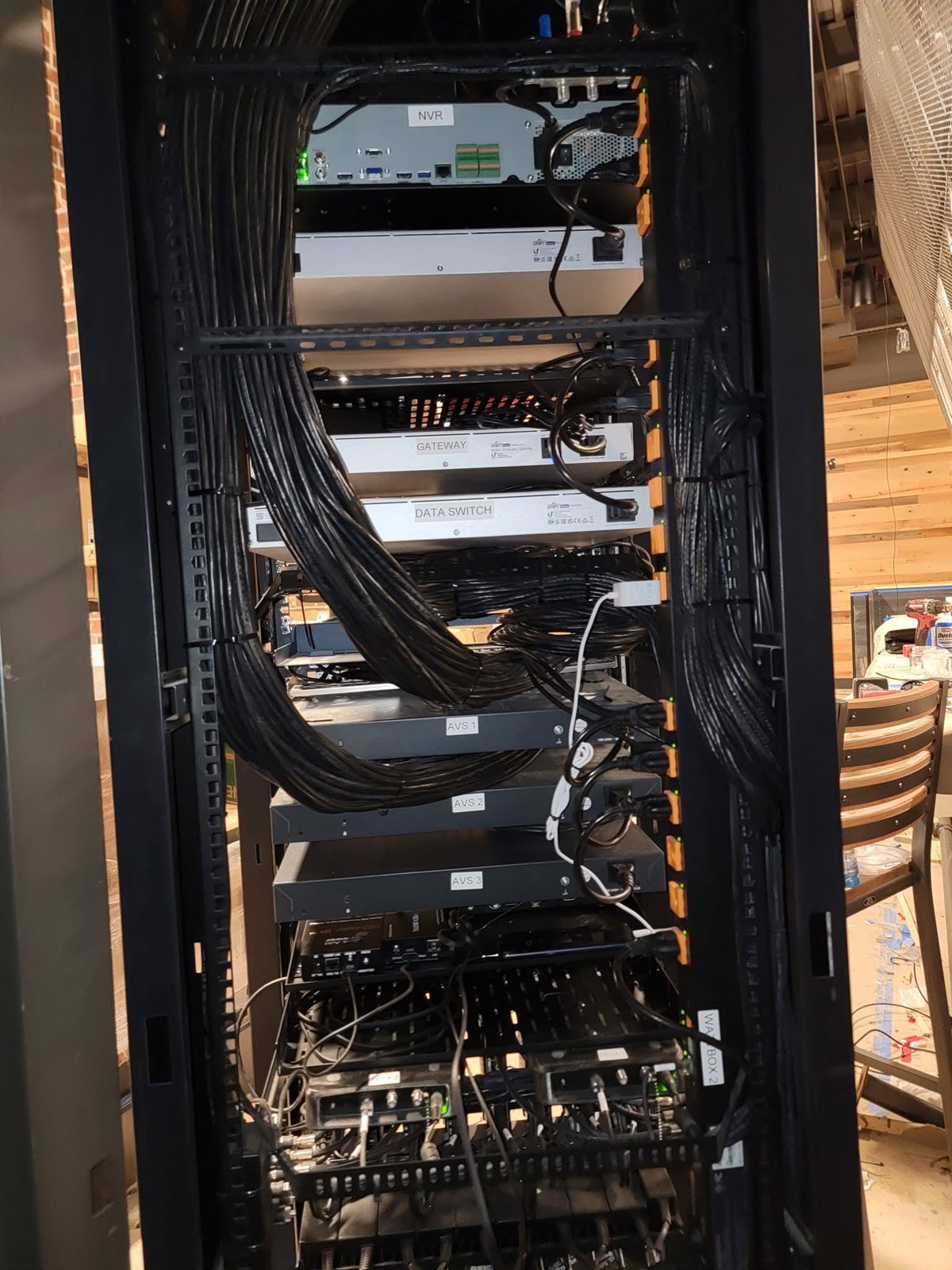 Patch panel cable routing